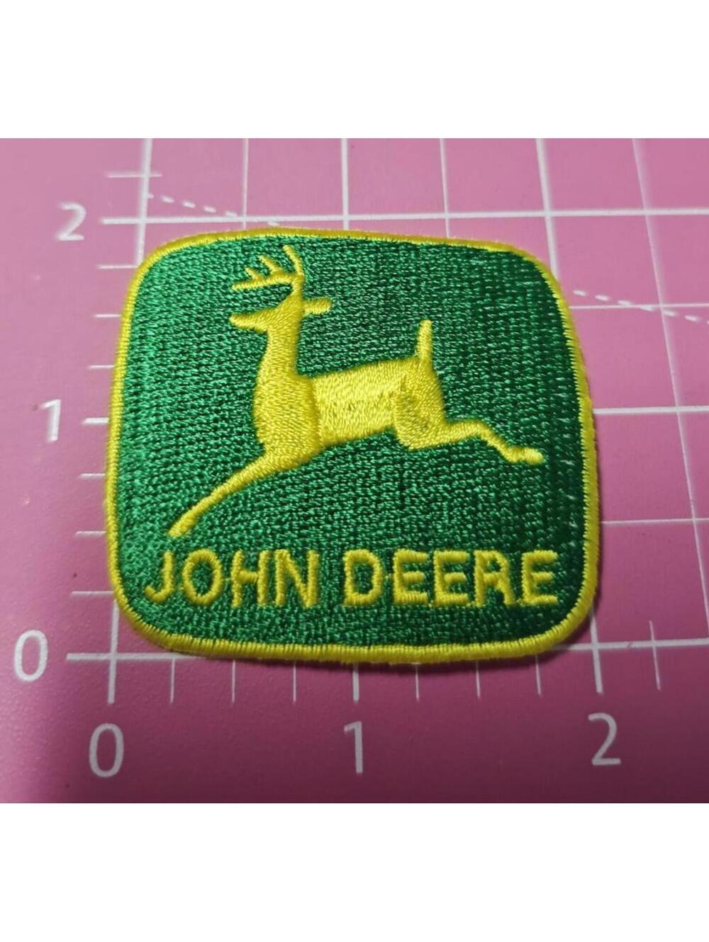 John Deere Vintage Embroidered Patch - 2" x 2"
